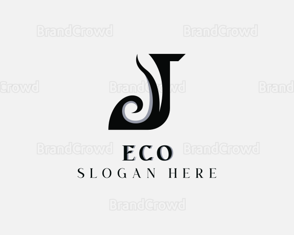 Boutique Artisan Letter J Logo