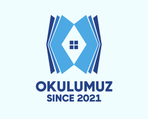 Blue Home School  logo design