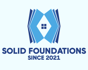 Structure - Blue Home School logo design