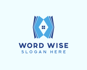 Dictionary - Blue Home School logo design