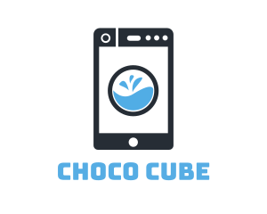 Mobile Phone - Cleaning Smart Phone App logo design