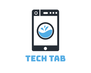 Tablet - Cleaning Smart Phone App logo design