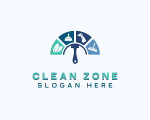 Sanitary - Housekeeper Sanitary Cleaning logo design