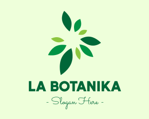 Green - Organic Green Leaves logo design