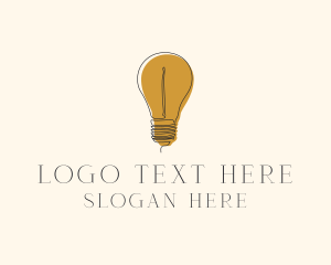 Electrical - Electrical Incandescent Bulb logo design