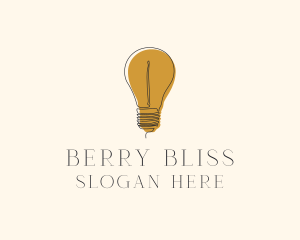 Electrical Incandescent Bulb logo design