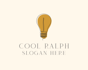 Electrical Incandescent Bulb logo design