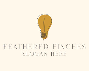 Electrical Incandescent Bulb logo design