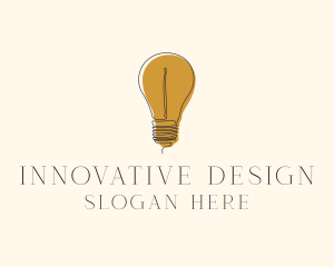 Electrical Incandescent Bulb logo design