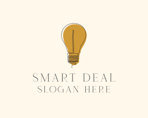 Electrical Incandescent Bulb logo design