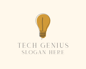 Technologist - Electrical Incandescent Bulb logo design