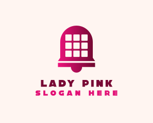 Pink Bell Smartphone Apps logo design