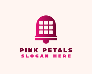 Pink Bell Smartphone Apps logo design