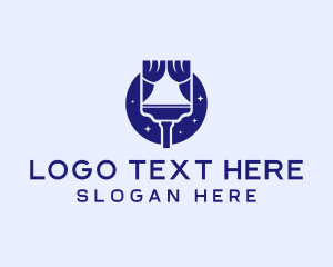Squeegee - Interior Design Paint logo design