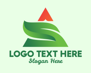 Growing - Pyramid Growing Plant logo design