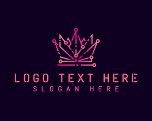 Cyber Tech Crown logo design