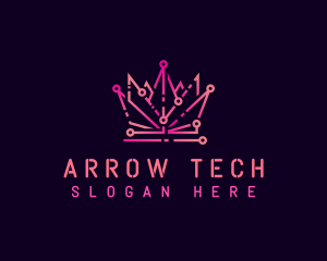 Cyber Tech Crown logo design