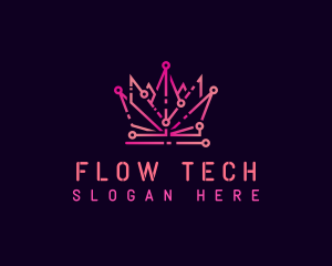 Cyber Tech Crown logo design