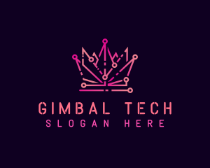 Cyber Tech Crown logo design