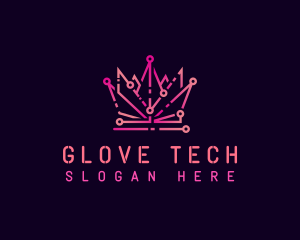 Cyber Tech Crown logo design