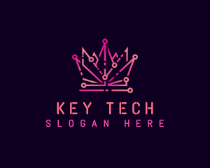 Cyber Tech Crown logo design