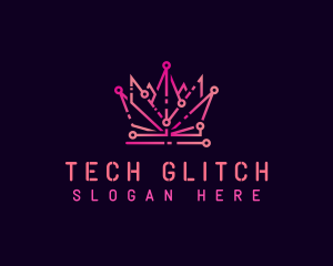 Cyber Tech Crown logo design