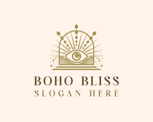 Mystic Eye Boho logo design