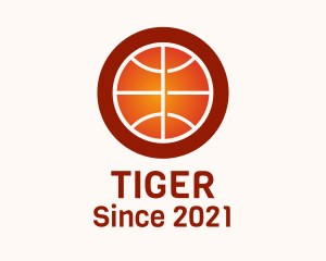 Gradient Basketball Sport logo design
