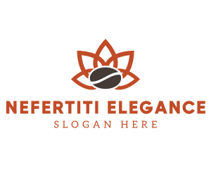 Abstract Coffee Flower logo design