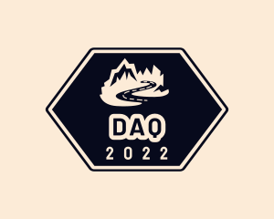 Road Trip Mountain Adventure Logo