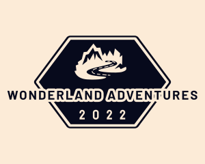 Road Trip Mountain Adventure logo design