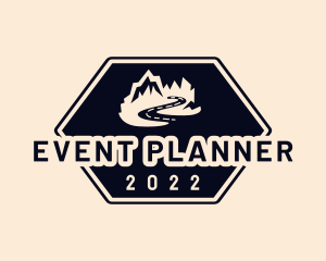 Adventure - Road Trip Mountain Adventure logo design
