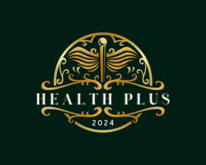 Caduceus Hospital Health logo design