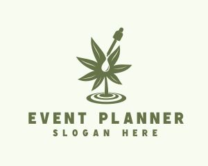 Marijuana Extract Dropper Logo