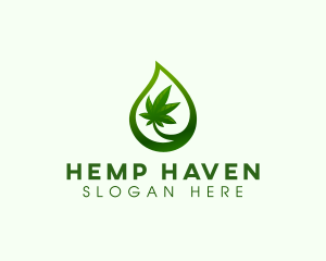 Oil Cannabis Marijuana logo design