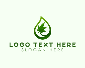 Extract - Oil Cannabis Marijuana logo design