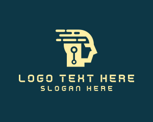 Droid AI Technology logo design