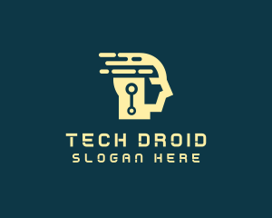 Droid - Droid AI Technology logo design