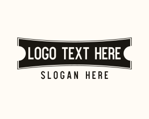 Theater - Ticket Show Entertainment logo design