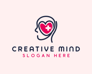 Mind Wellness Cross logo design