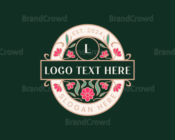 Floral Botanical Beauty Logo