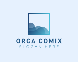 Ocean Sea Wave Logo