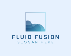 Ocean Sea Wave logo design