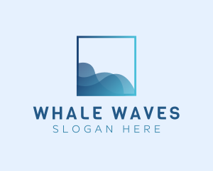 Ocean Sea Wave logo design