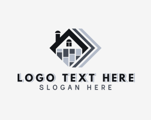 Home Depot - Pavement Floor Tiles logo design