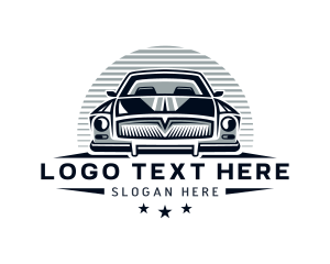 Restoration - Garage Car Mechanic logo design