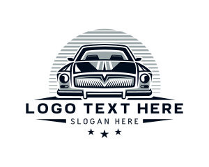 Emblem - Garage Car Mechanic logo design
