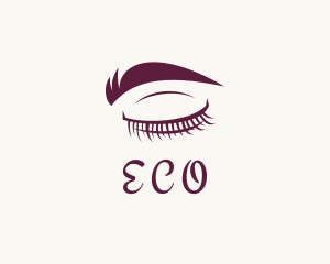 Lashes & Eyebrow Makeup Logo
