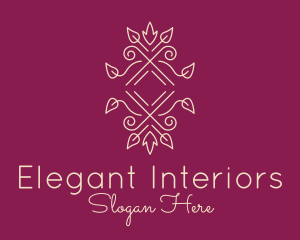 Elegant Ornate Vine logo design