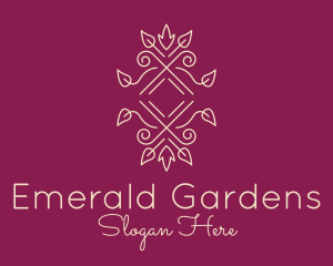 Elegant Ornate Vine logo design